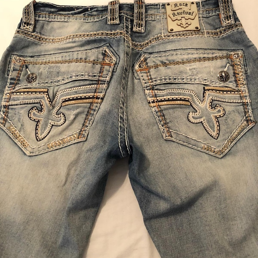 Men's 32R Rock Revival Lester
